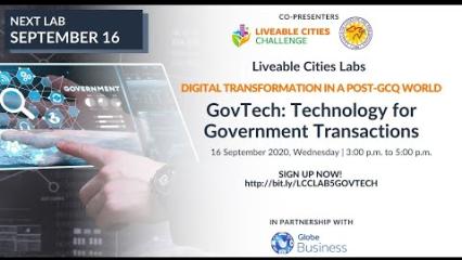 Embedded thumbnail for GovTech: Technology for Government Transactions